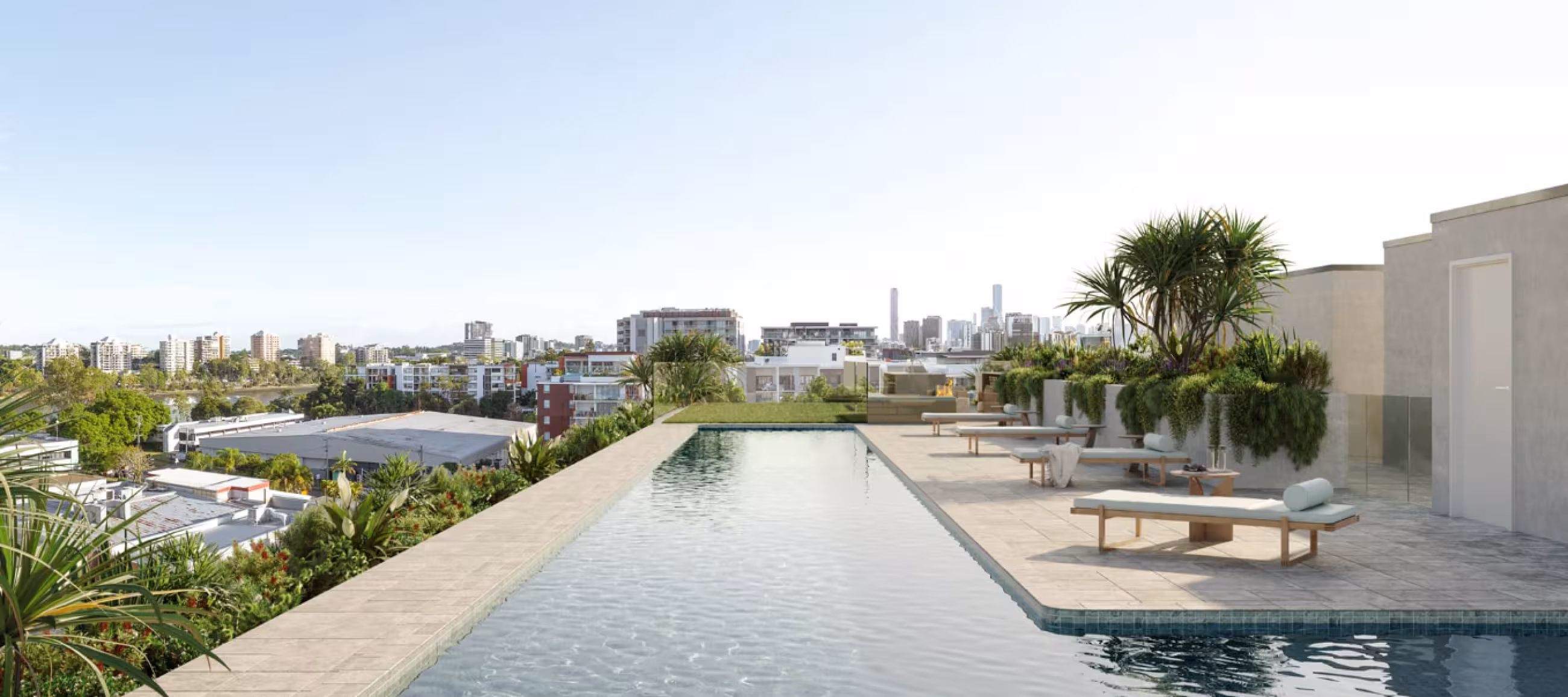 Rooftop pool